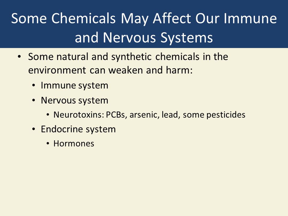 Environmental hazards affecting immune system